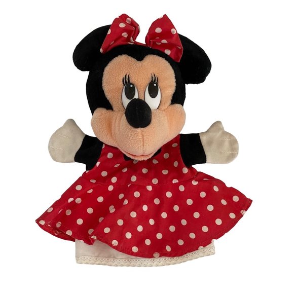 Mattel Other - Vintage Disney Minnie Mouse Toy Hand Puppet Plush 10" Mattel 1993 Disneyland